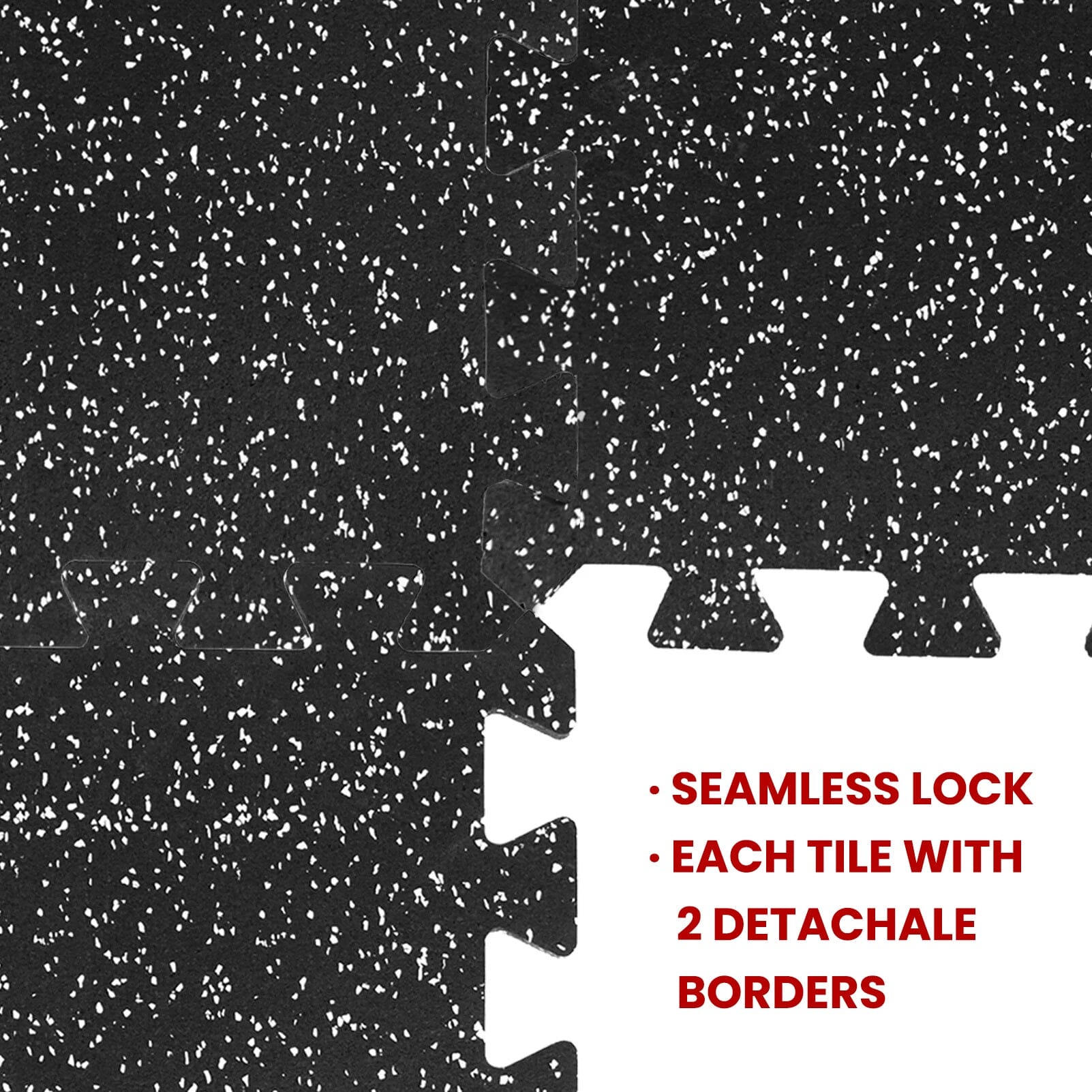 100% Rubber Mats 6 Tiles/ 24sqft SyedeeFitness 
