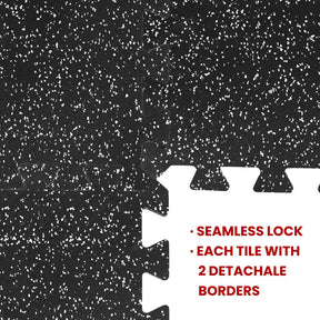 100% Rubber Mats 6 Tiles/ 24sqft SyedeeFitness 