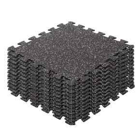 100% Rubber Mats 6 Tiles/ 24sqft SyedeeFitness 