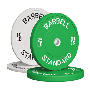 Color Bumper Plates 230 lbs Set syedee 10LB Pair+25LB Pair 