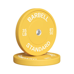 Color Bumper Plates 230 lbs Set syedee 35LB Pair 