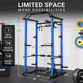 Power Cage With Lat Pulldown 1200lbs Capacity C2 / C3 ERKANG 