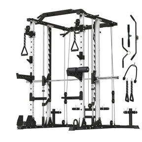 Smith Machine With Cable Crossover 1800LBS Capacity H10 SyedeeFitness 
