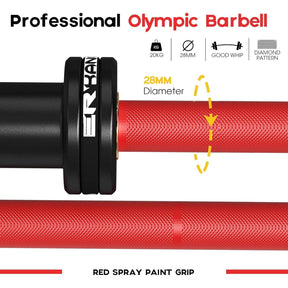 7ft Olympic Barbell 1500lbs Capacity BB01 ERKANG 