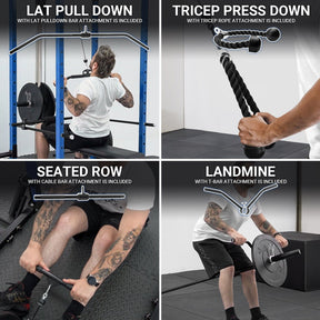 Power Cage With Lat Pulldown 1200lbs Capacity C2 / C3