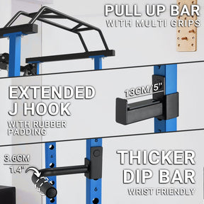 Power Cage With Lat Pulldown 1200lbs Capacity C2 / C3