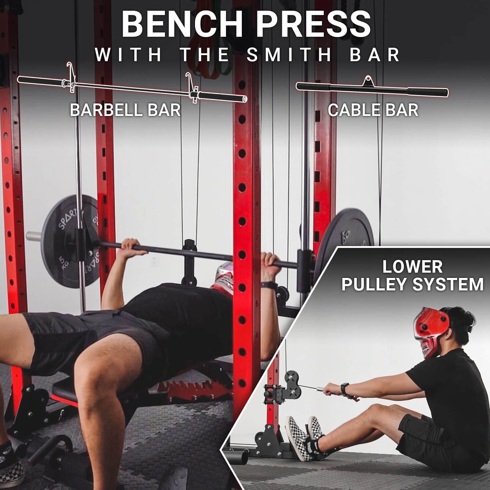 ERKANG Smith Machine With Cable Crossover H10 SyedeeFitness 