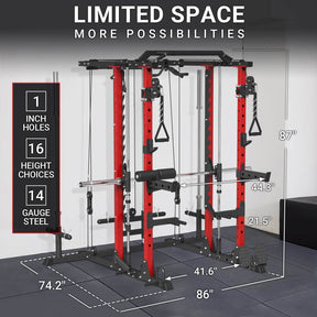 ERKANG Smith Machine With Cable Crossover H10 SyedeeFitness 