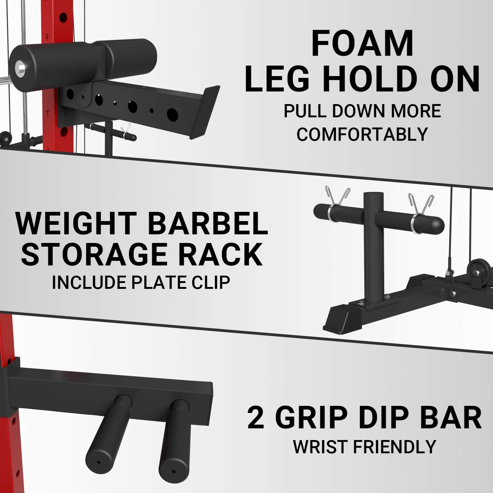 ERKANG Smith Machine With Cable Crossover H10 SyedeeFitness 
