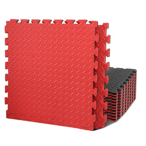 EVA Mats 48sqft 12 pcs syedeegym Red&Black 