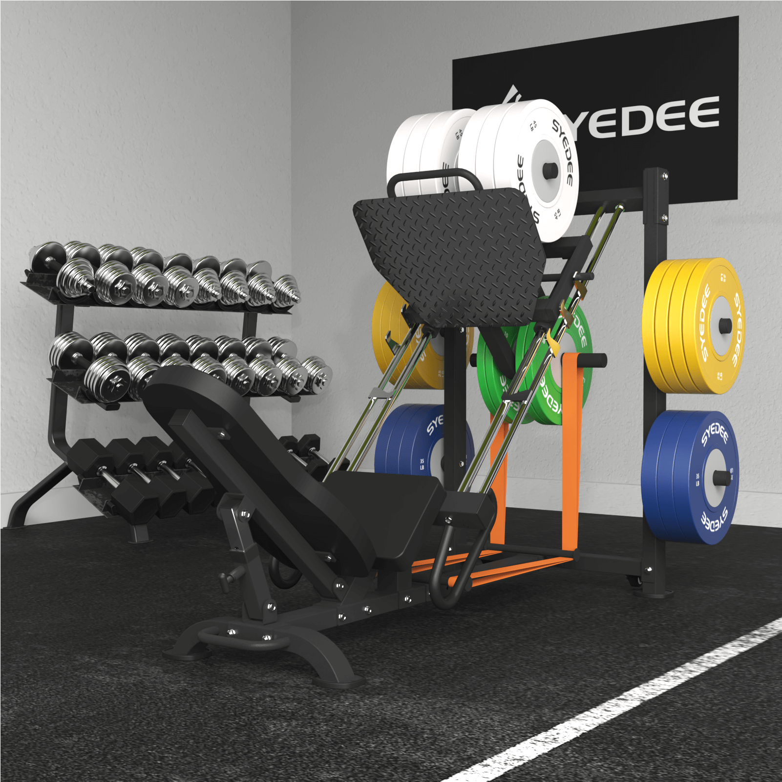 Leg Press Machine DD00 syedeegym 