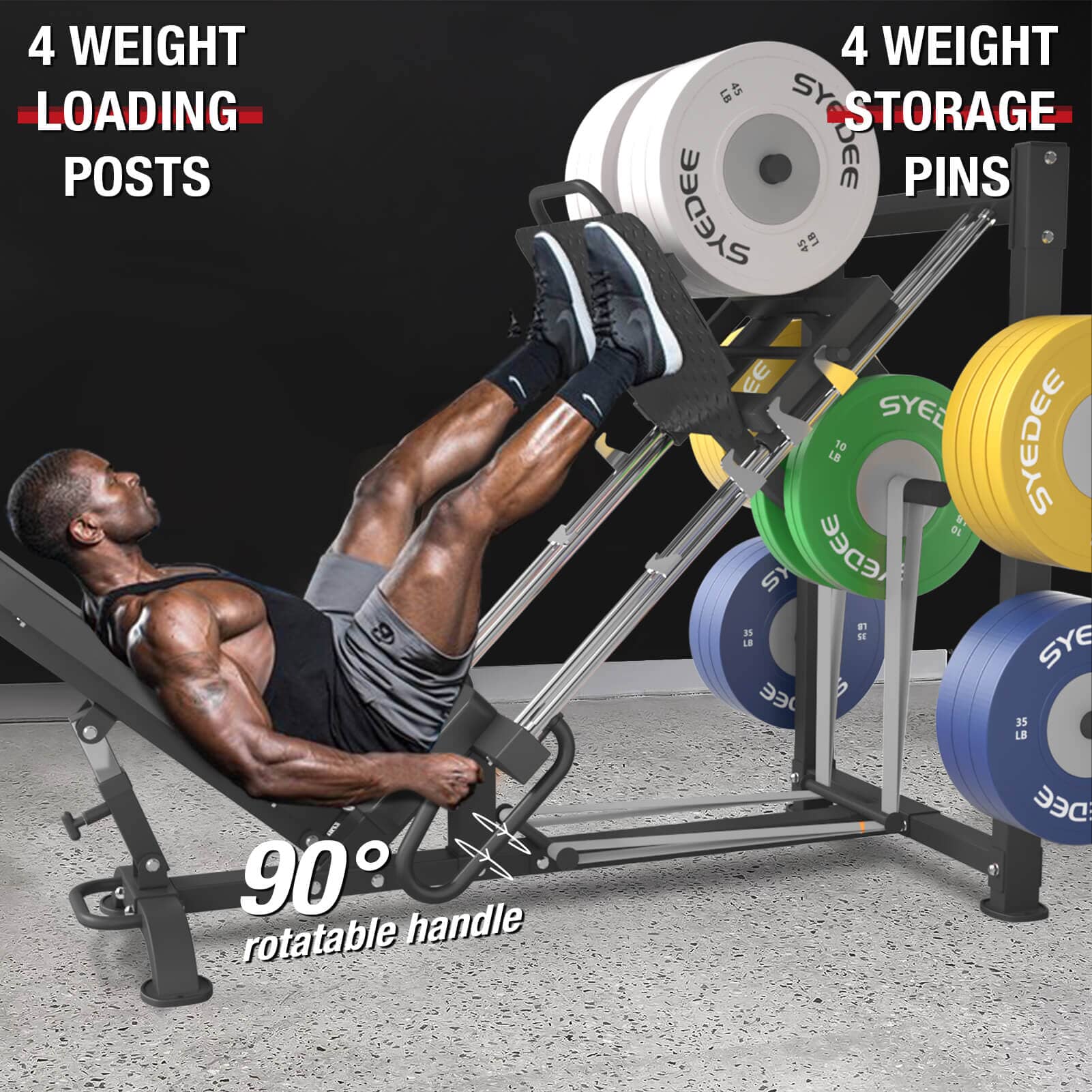 Leg Press Machine DD00 syedeegym 