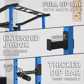 Power Cage With Lat Pulldown 1200lbs Capacity C2 / C3