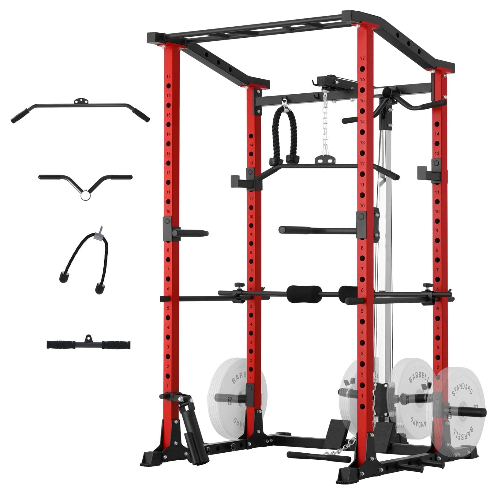 Power Cage With Lat Pulldown 1200lbs Capacity C2 / C3