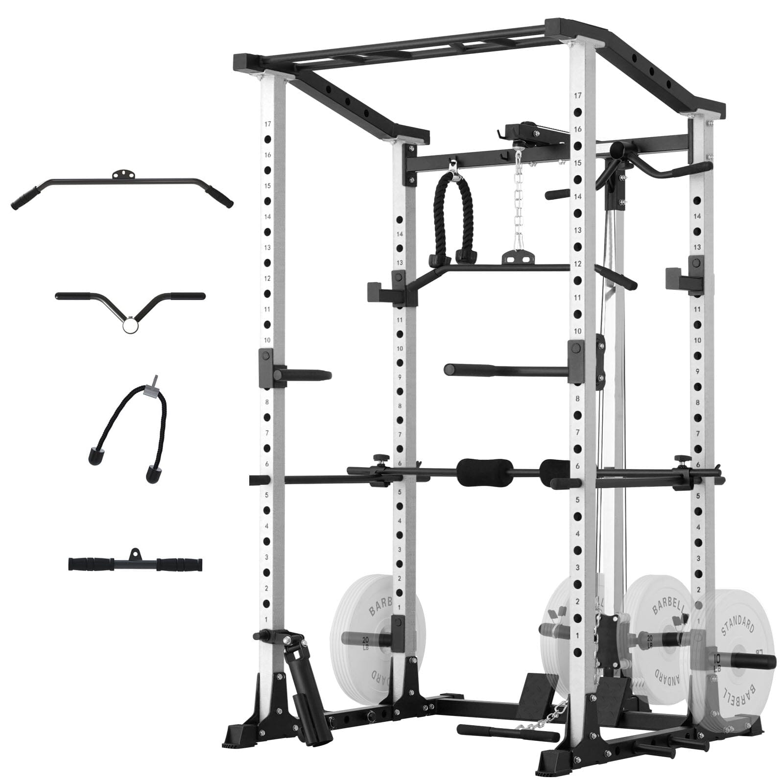 Power Cage With Lat Pulldown 1200lbs Capacity C2 / C3