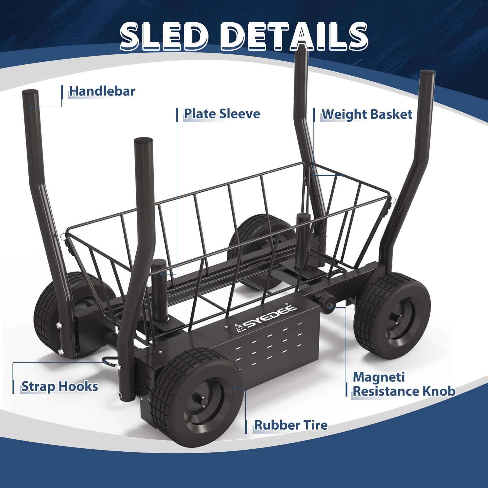 Syedee Fitness Push Sled syedeegym 