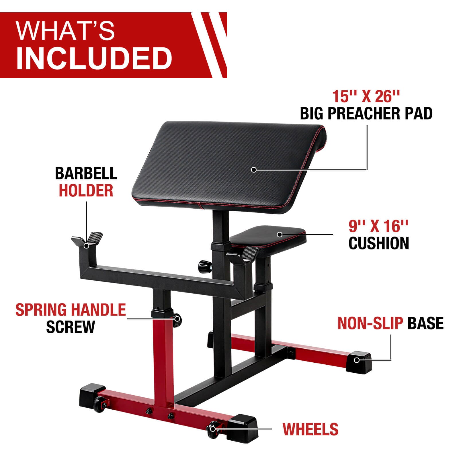 Syedee MSD Preacher Curl Bench syedeegym 