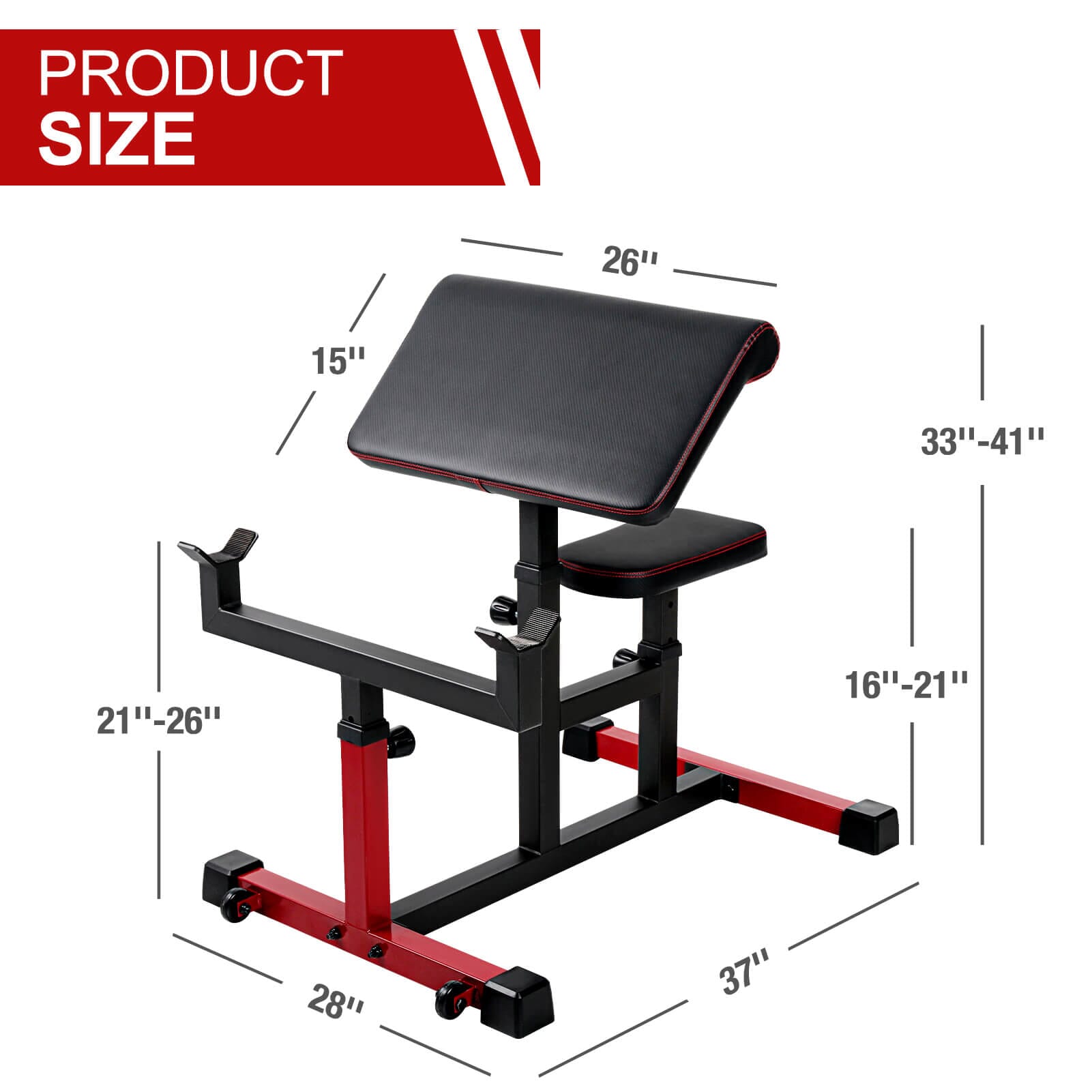 Syedee MSD Preacher Curl Bench syedeegym 