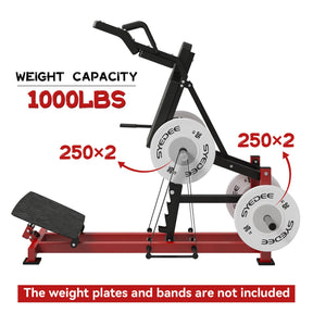 Syedee Plate Loaded Hack Squat Machine syedeegym 