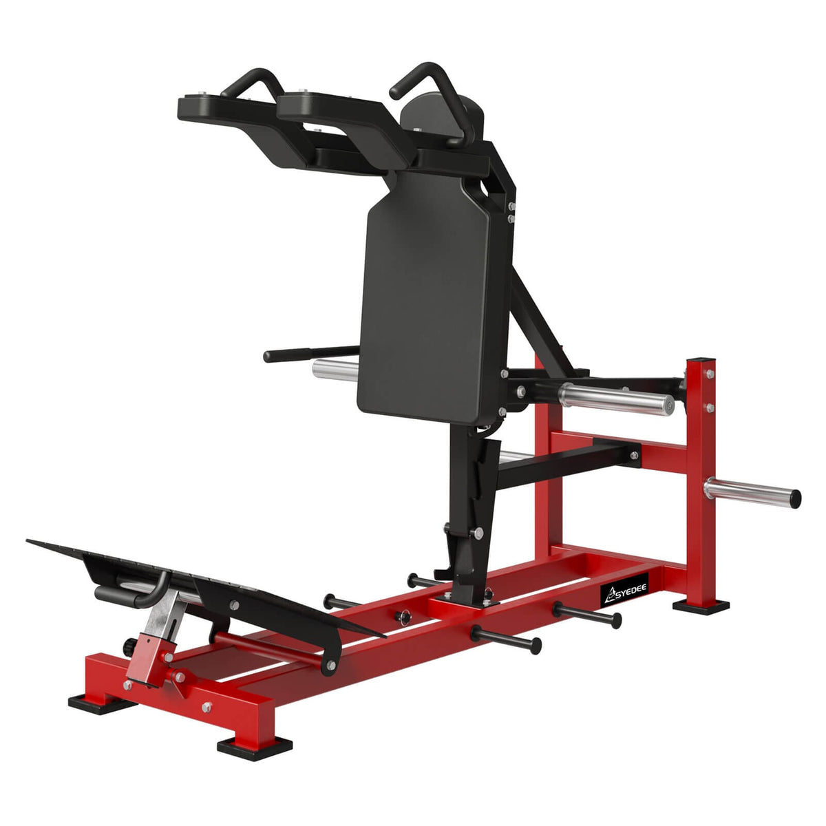Syedee Plate Loaded Hack Squat Machine syedeegym Red 